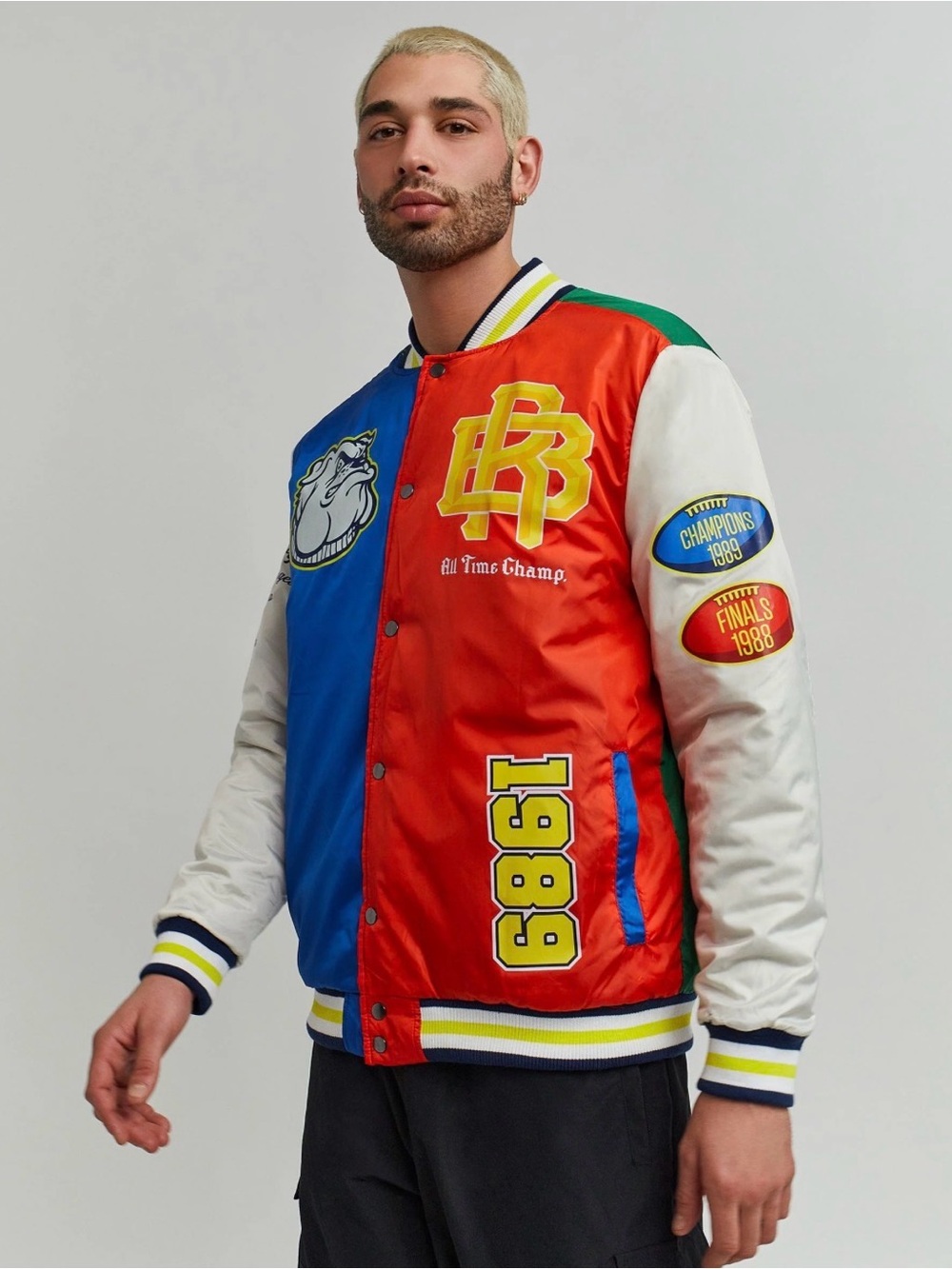 Reason NY Multicolor Varsity Bomber Jacket XXL - Picture 1 of 8